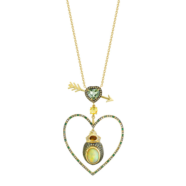 Backyard Beaming Love Necklace