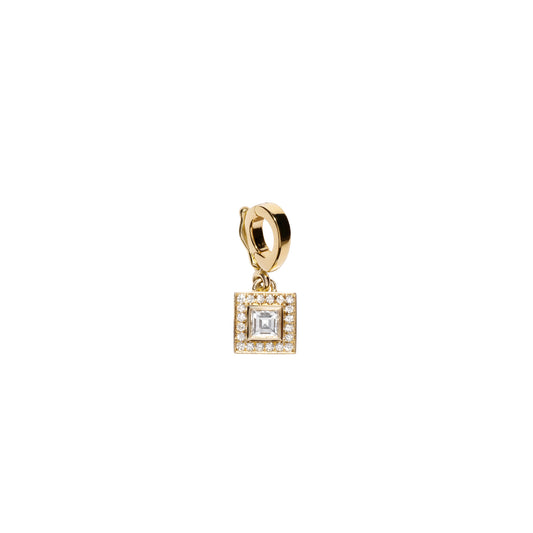Diamond Small Silhouette Charm - Main Img