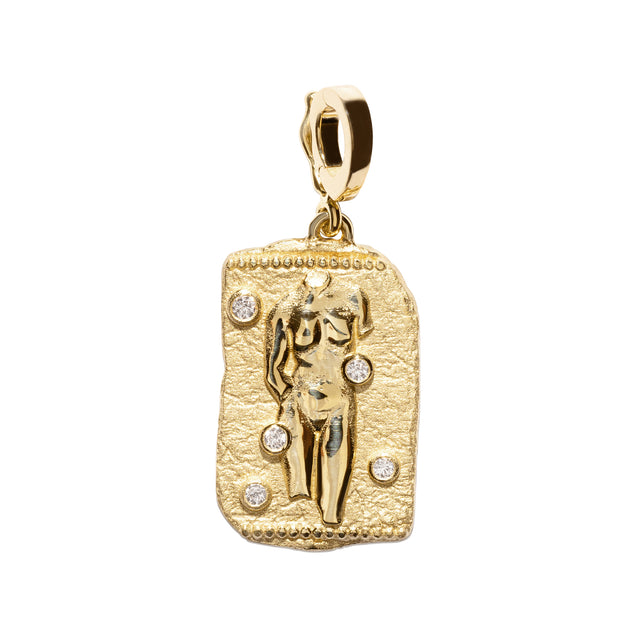 Large Diamond Divine Feminine Relic Coin