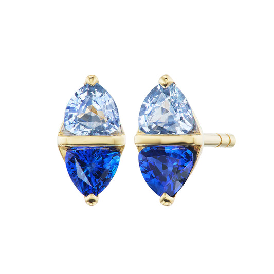 Blue Sapphire Tilly Stud Earrings - Main Img
