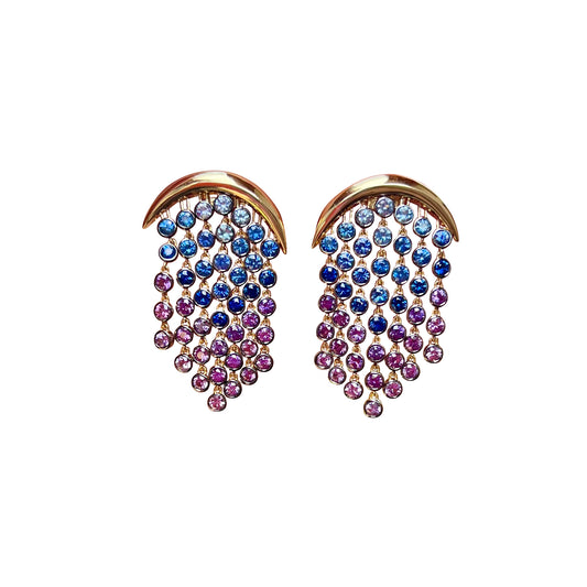 Sapphire Fringe Earrings
