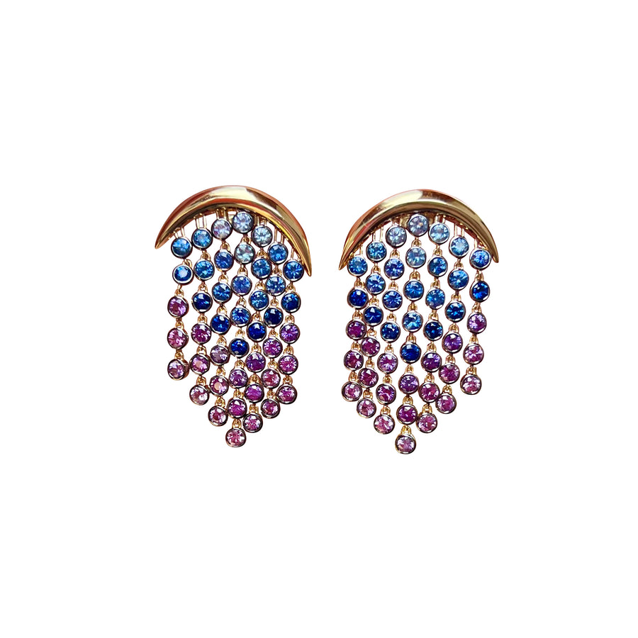 Sapphire Fringe Earrings