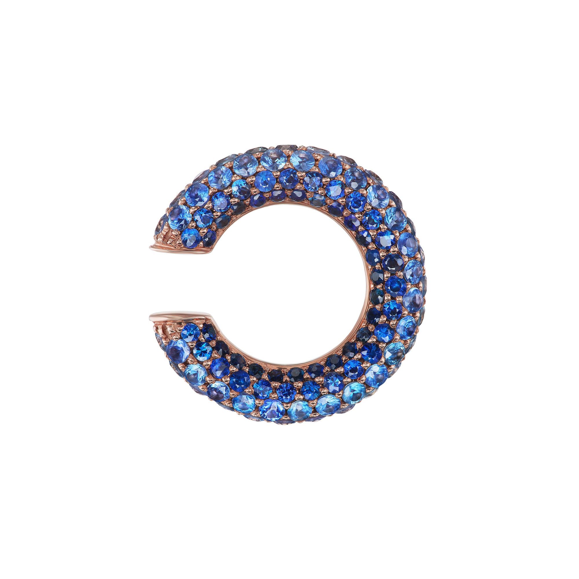 Sapphire Coastline Ear Cuff