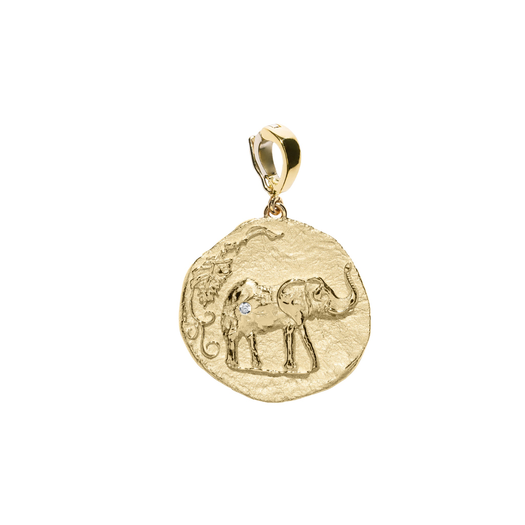Elefante Small Diamond Charm