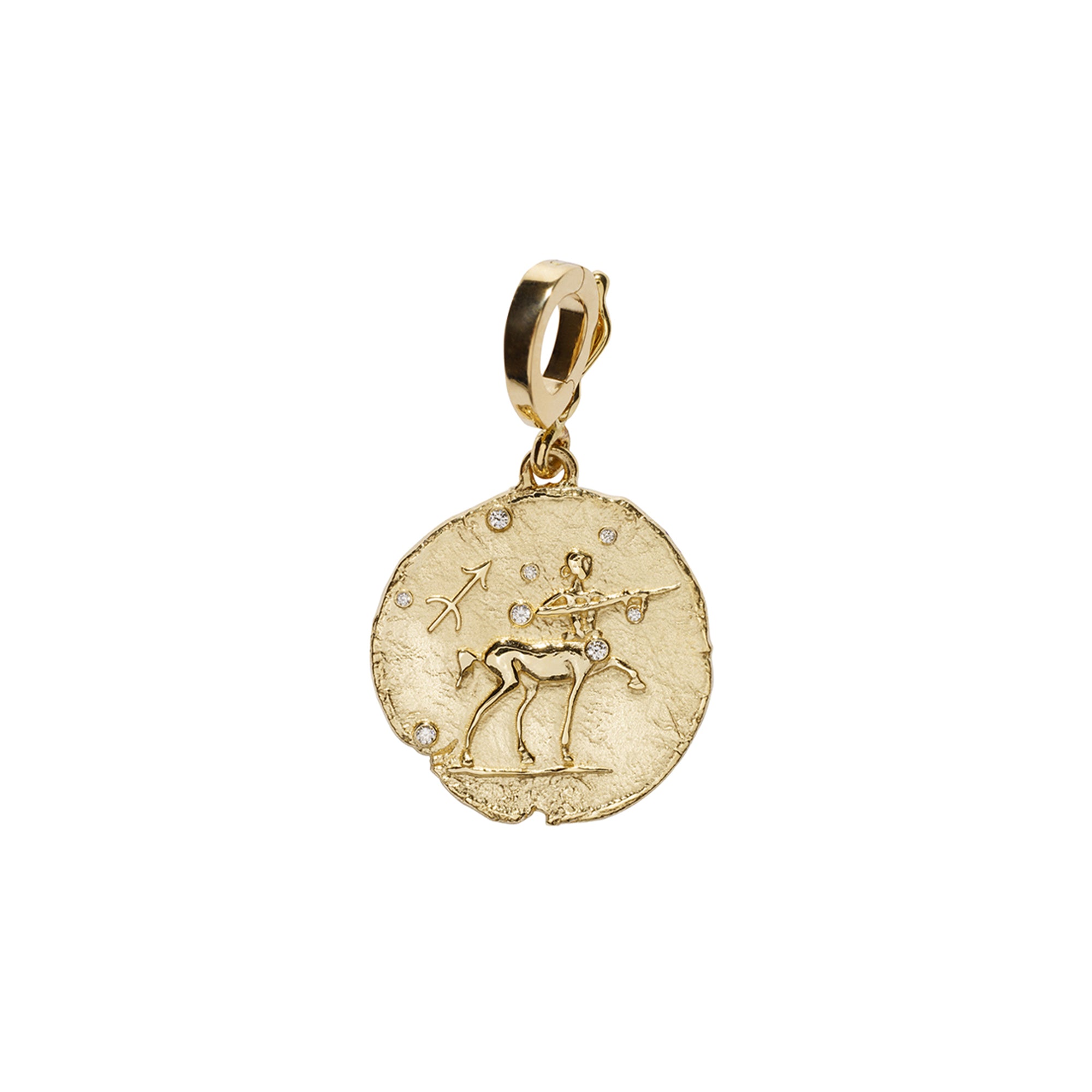 Zodiac Small Coin Charm - Sagittarius