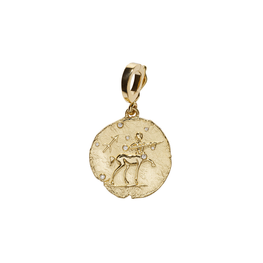 Zodiac Small Coin Charm - Sagittarius
