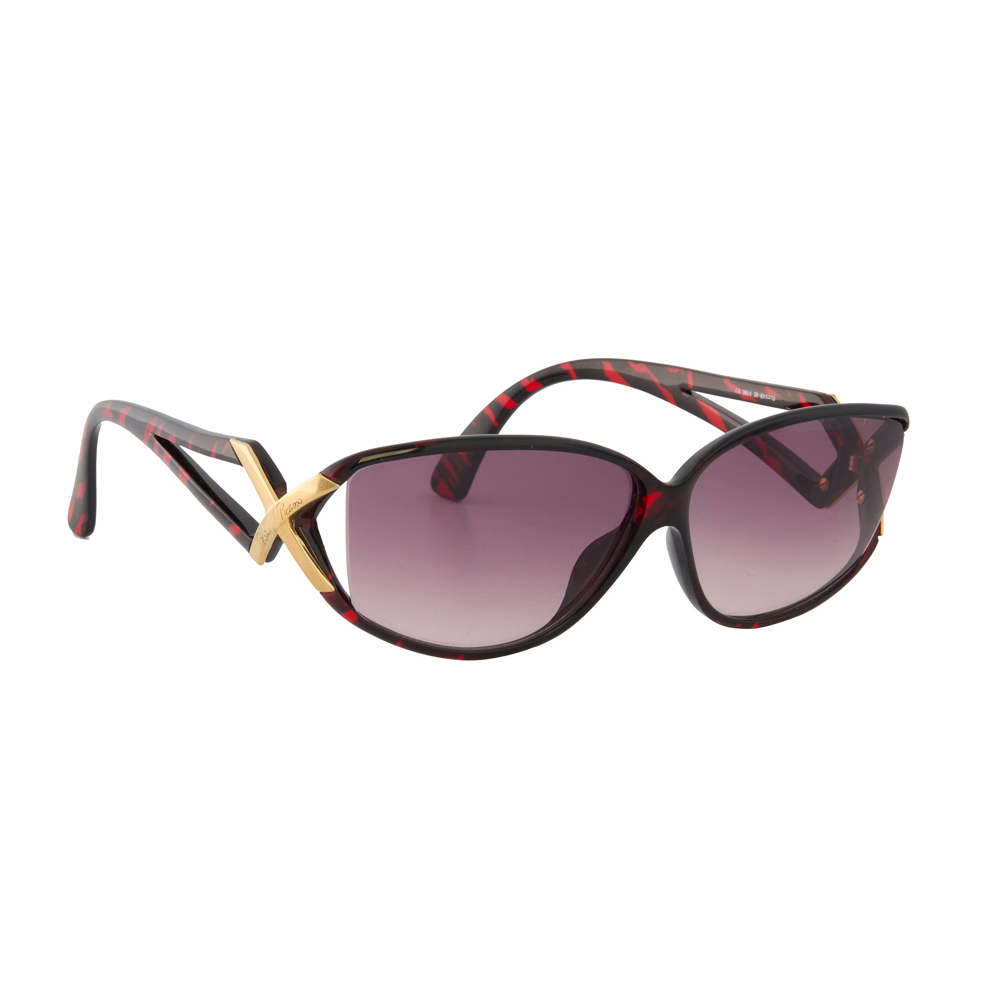 Cynthia Benjamin - Red and Black Striped Paloma Picasso Sunglasses