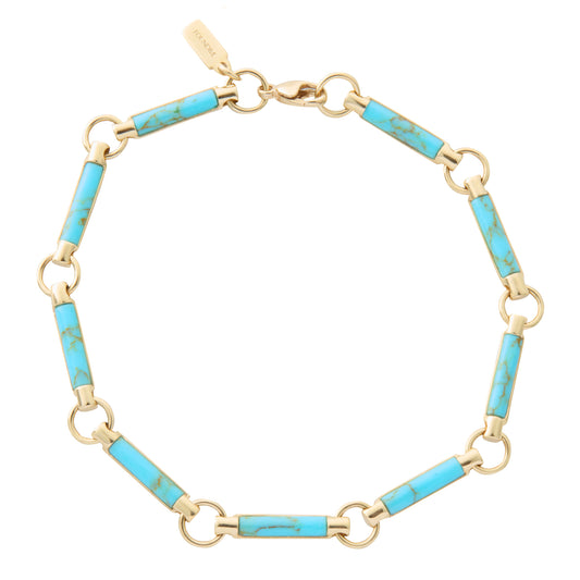 Element Chain Bracelet - Turquoise - Main Img