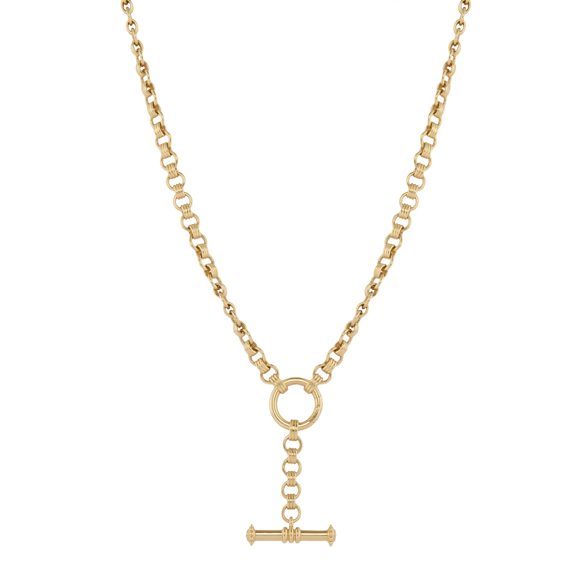 Storrow - Diamond Toggle Drop Necklace