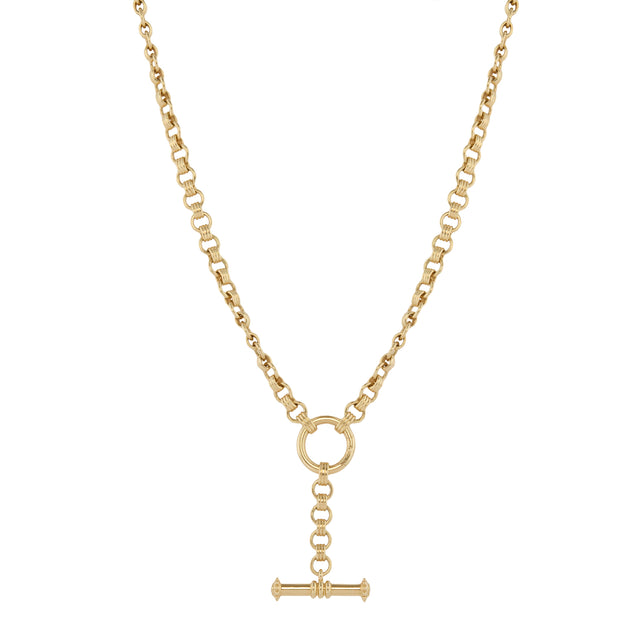 Storrow - Diamond Toggle Drop Necklace