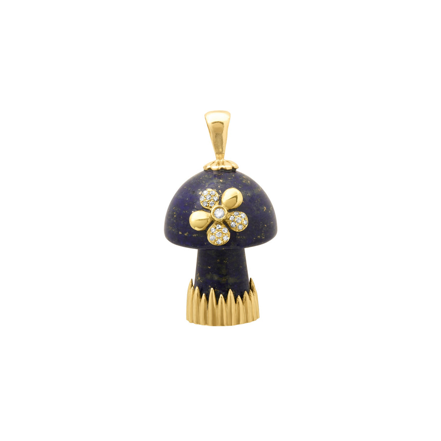 Colette Lapis Mushroom Charm - Charms & Pendants - Broken English Jewelry