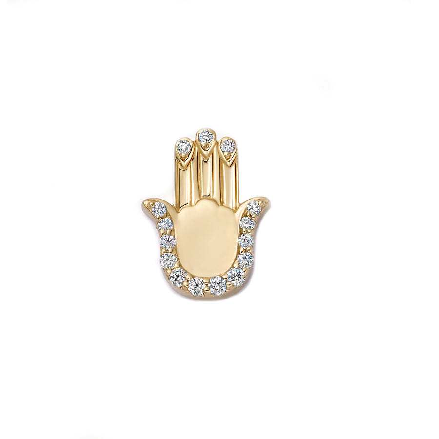 Diamond Hamsa Hand Charm