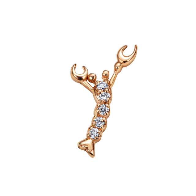 Diamond Lobster Charm