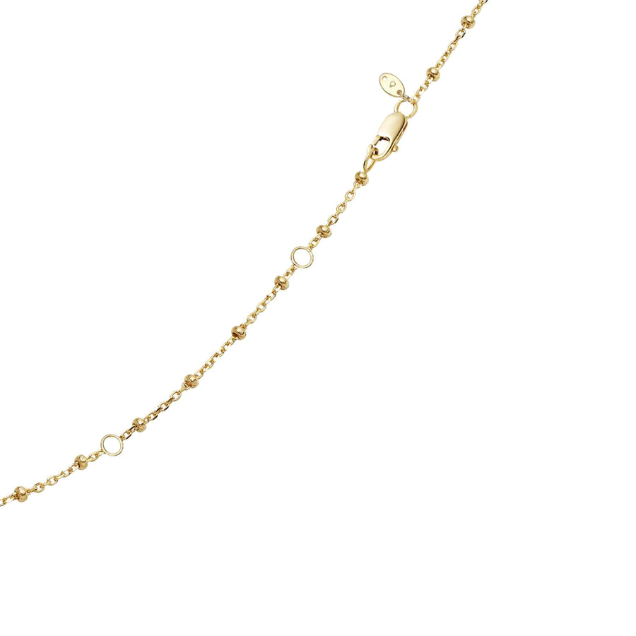 Loquet 20" Sphere Beaded Chain Necklace - Necklaces - Broken English Jewelry detail