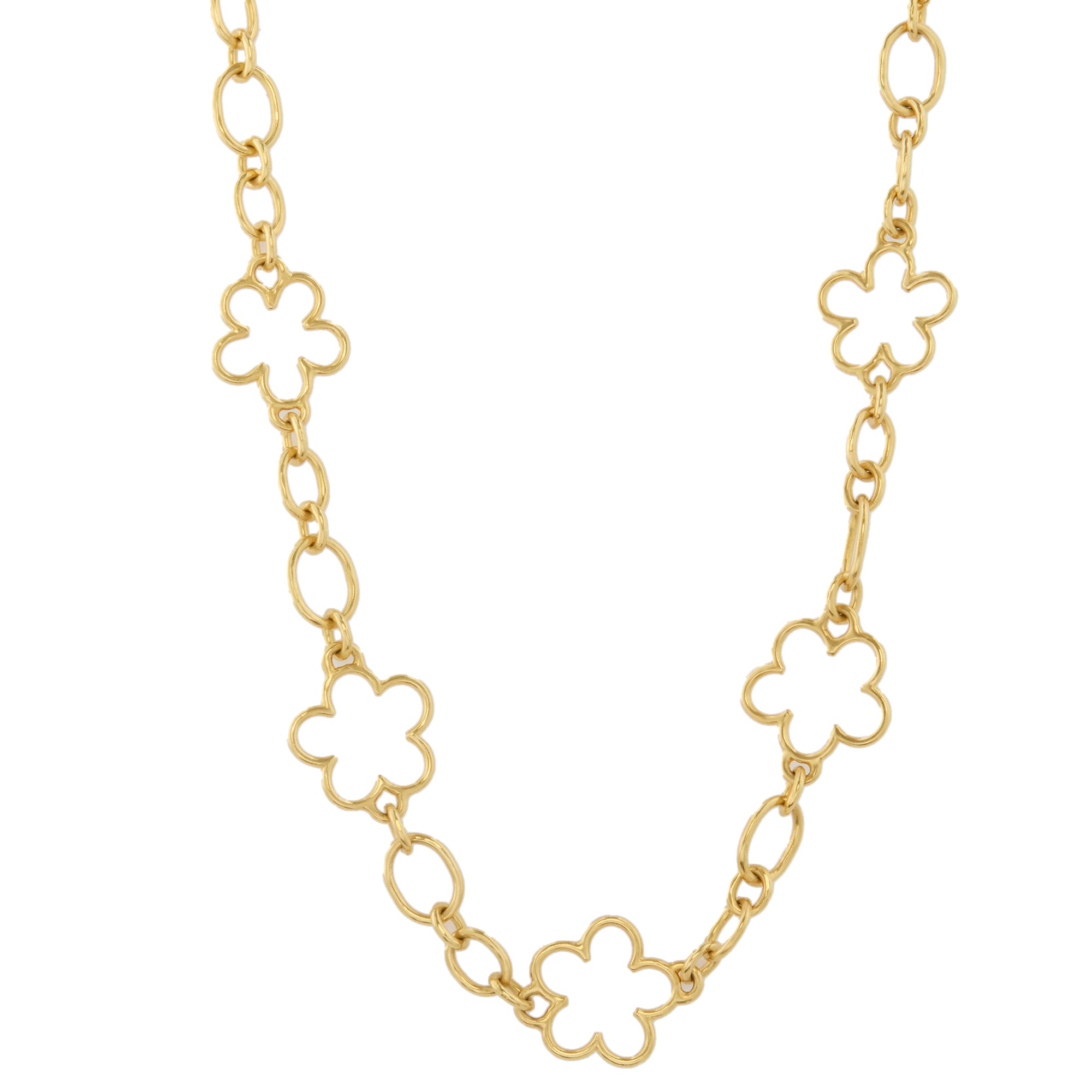 Daisy Flower Chain Necklace