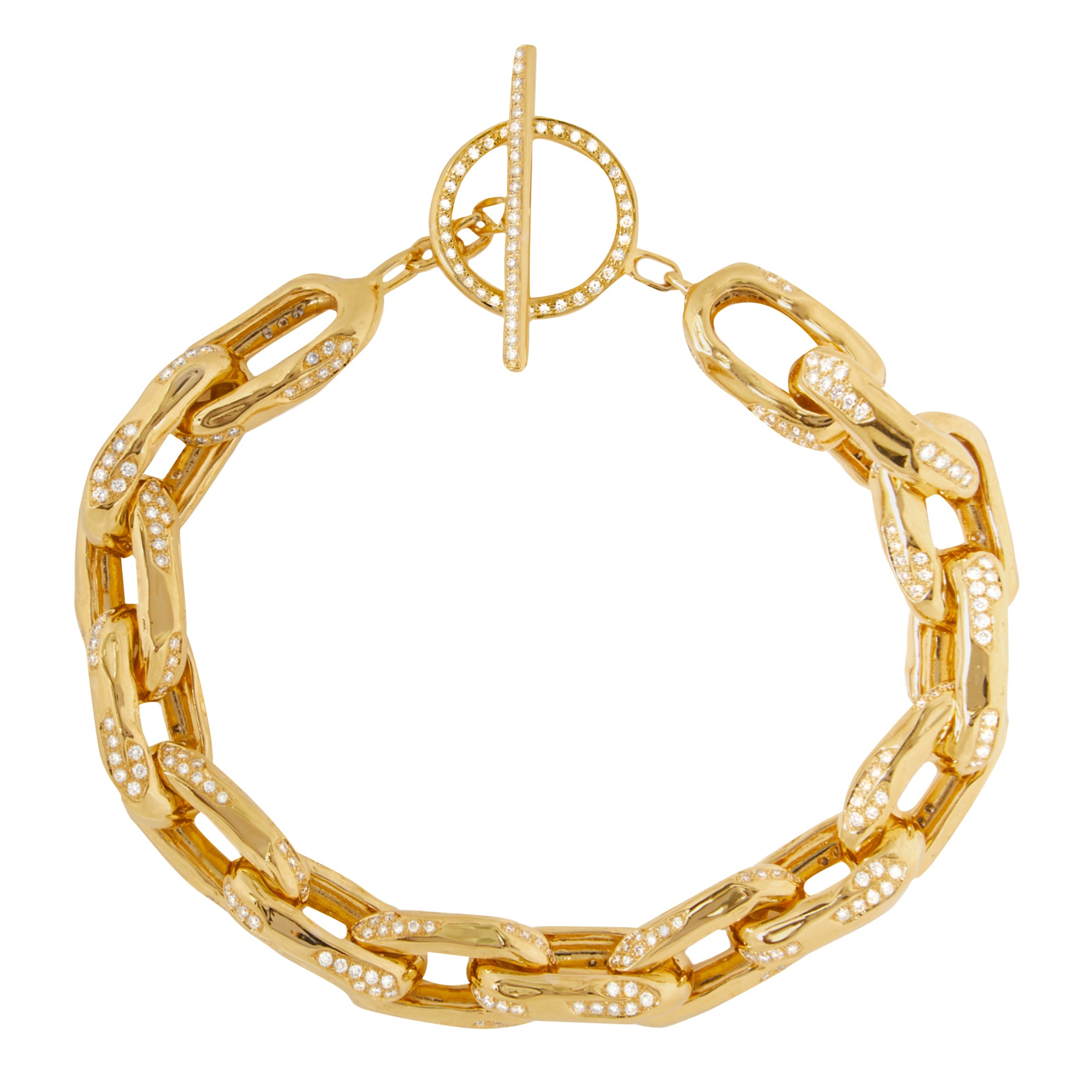 Patcharavipa - Medium Diamond Row 10 Bracelet