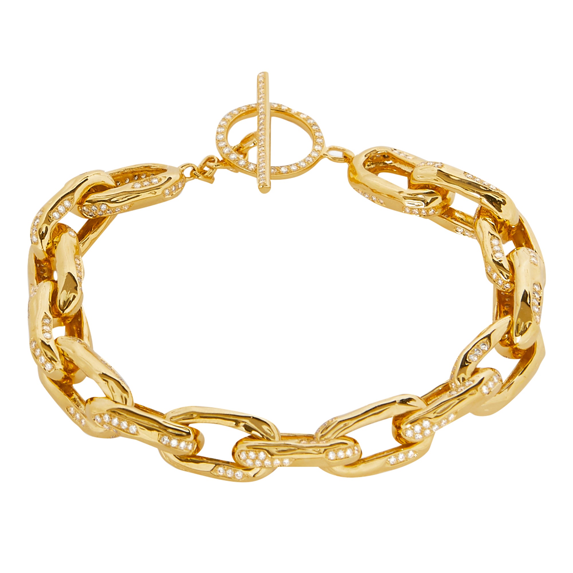 Patcharavipa - Medium Diamond Row 10 Bracelet