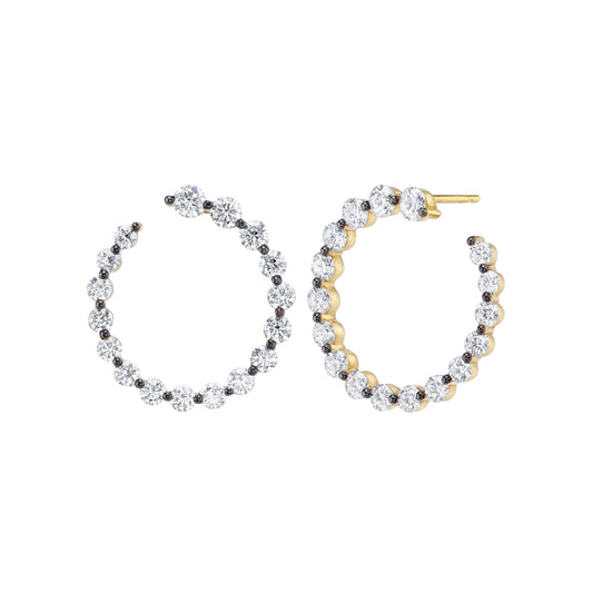 Diamond Classique Small Garland Earrings - Main Img