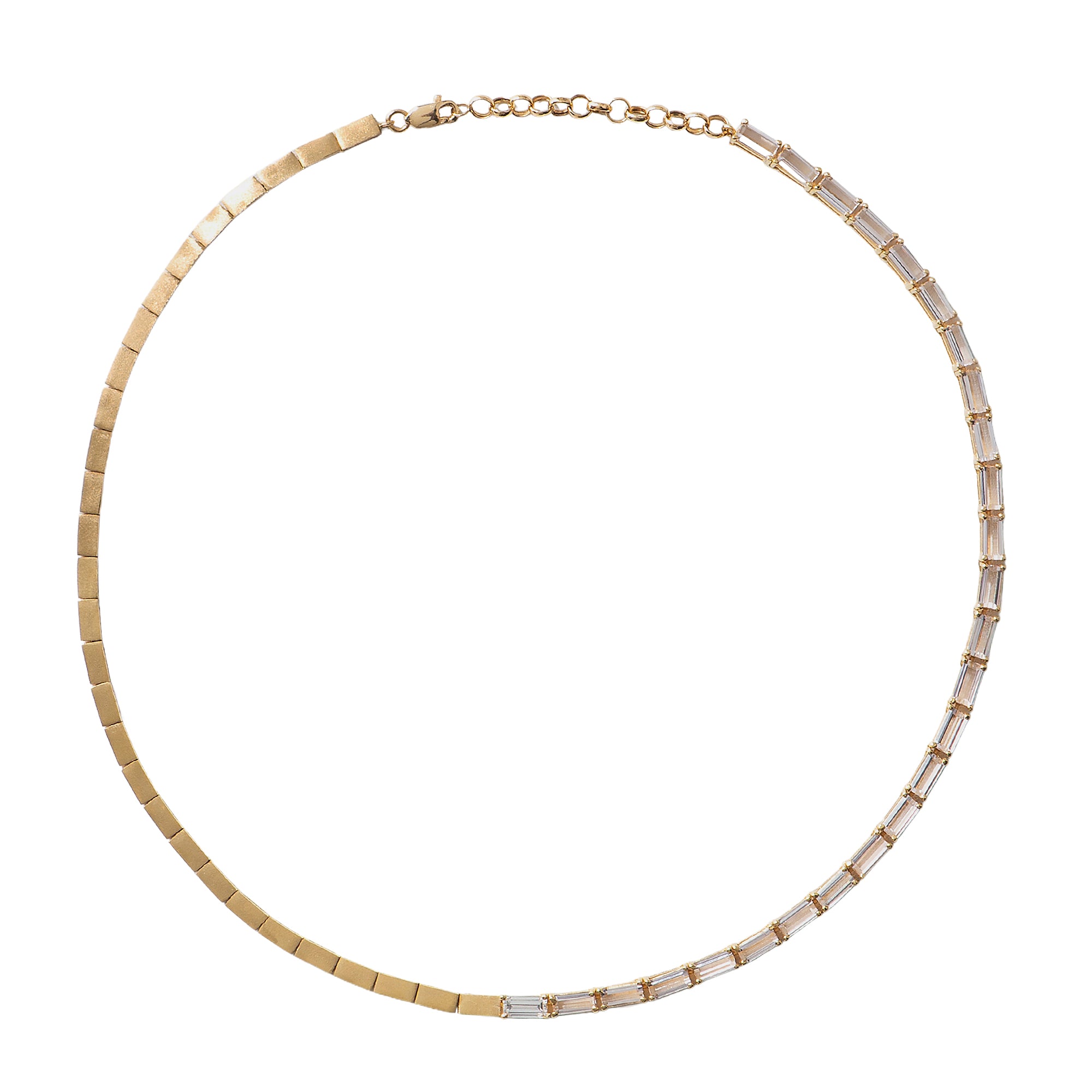 Morganite and Diamond Duo Necklace