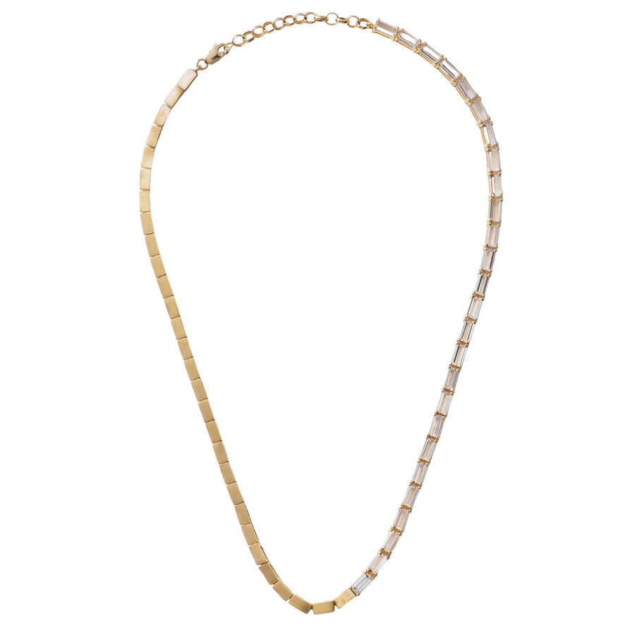 Morganite and Diamond Duo Necklace