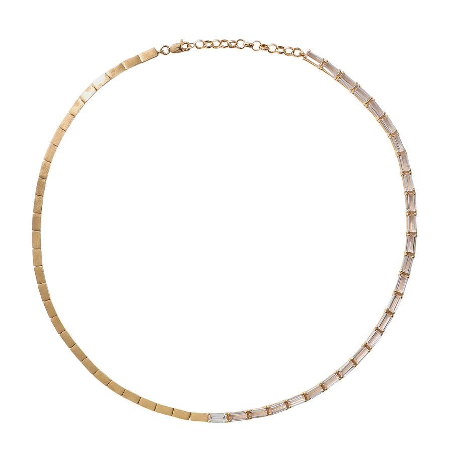 Morganite and Diamond Duo Necklace