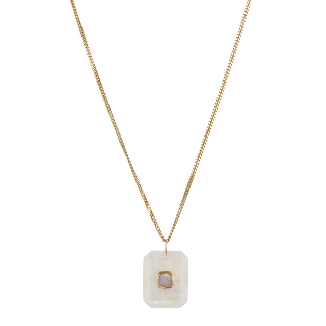 Moonstone and Opal Anton N°1 Necklace