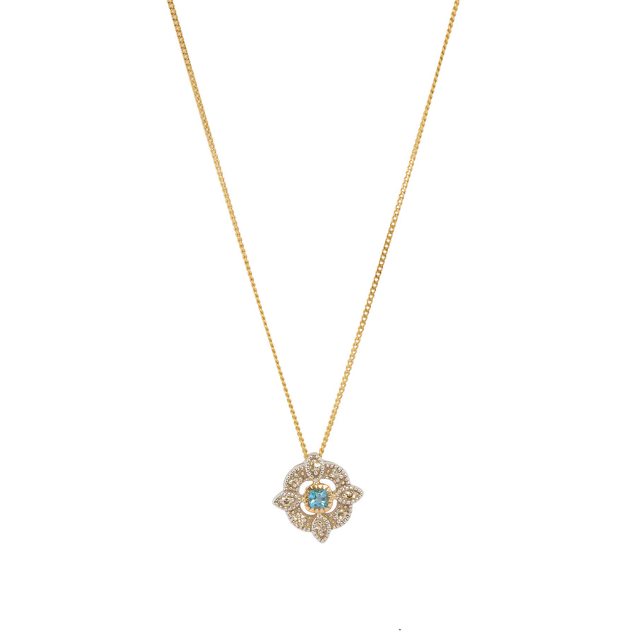 Pascale Monvoisin Bettina Necklace - London Blue Topaz - Necklaces - Broken English Jewelry