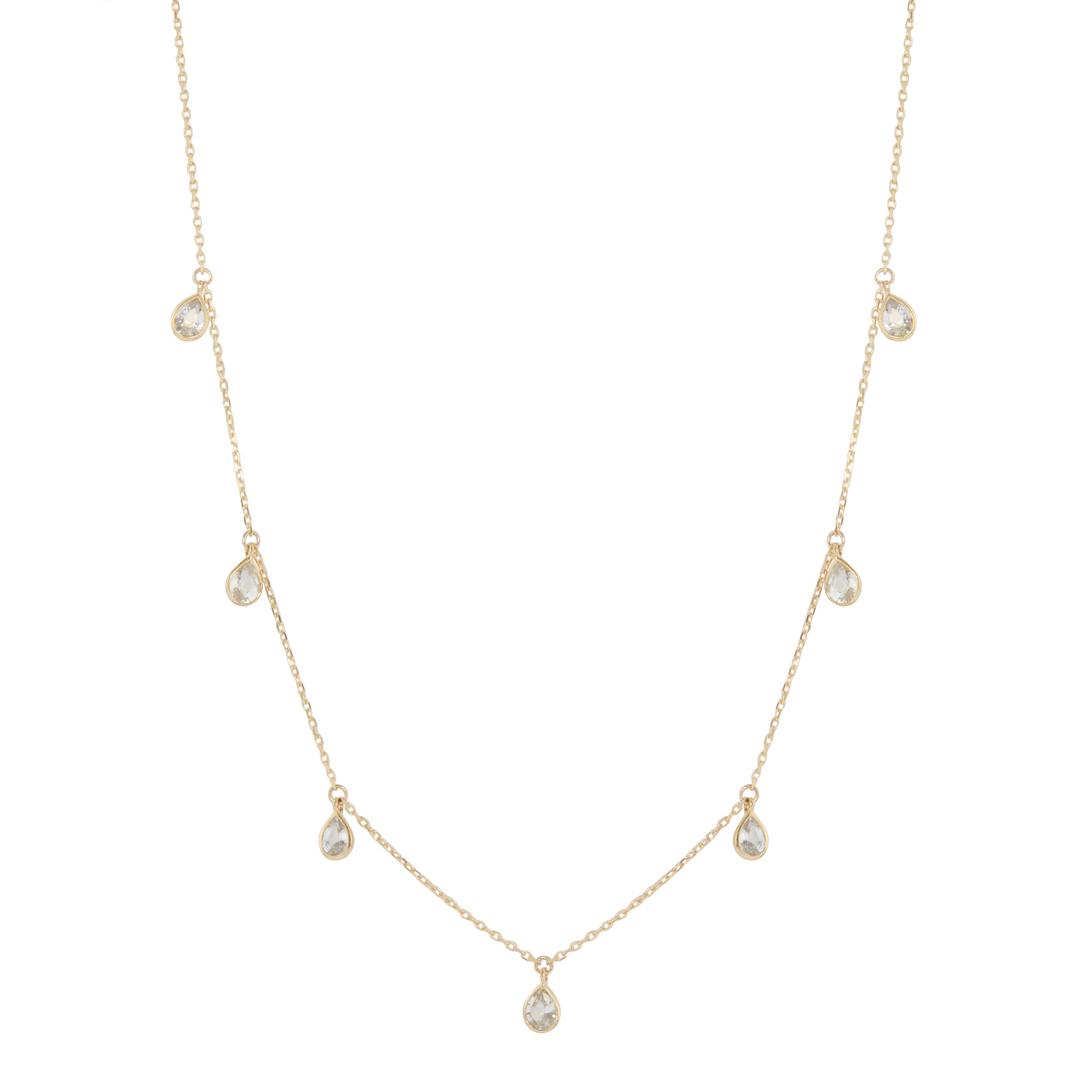 White Sapphire Palerme Necklace