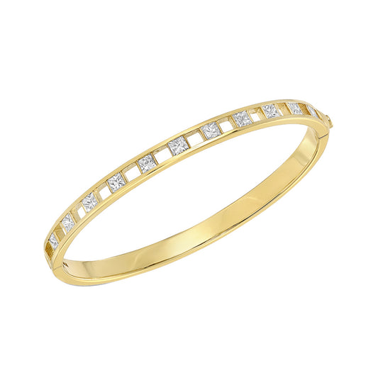 Princess Diamond Small Bangle