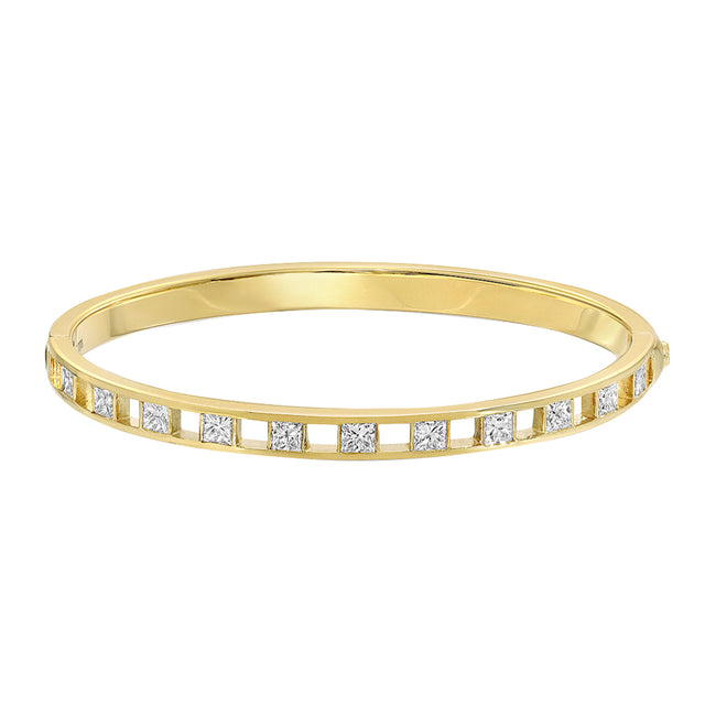 Princess Diamond Small Bangle