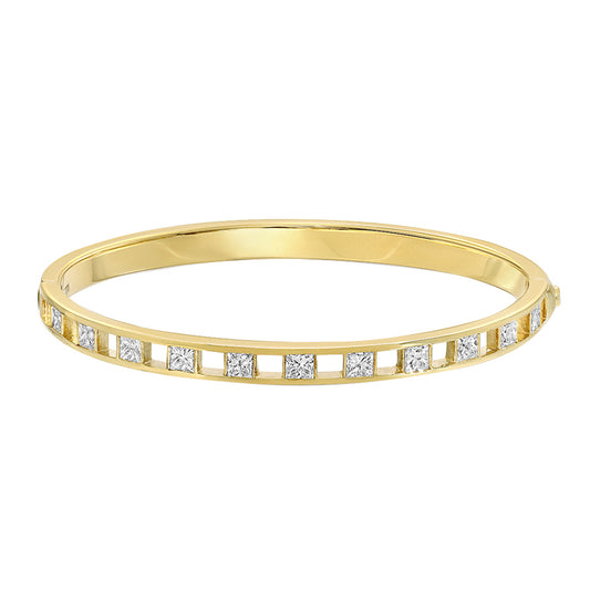 Princess Diamond Small Bangle - Main Img