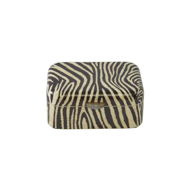 Silvia Furmanovich - Small Rectangular Zebra Motif Marquetry Box