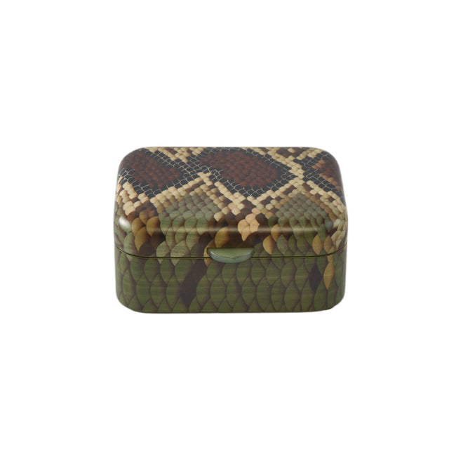 Silvia Furmanovich - Small Rectangular Snake Motif Marquetry Box