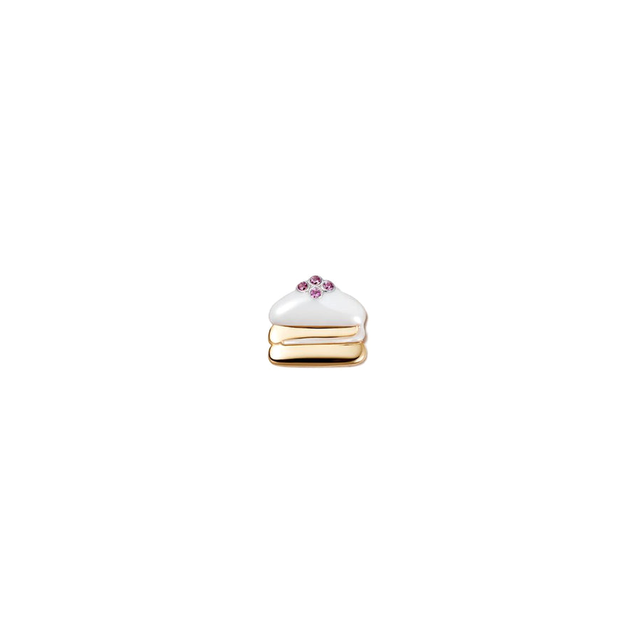Loquet Cake Slice Charm - Charms & Pendants - Broken English Jewelry