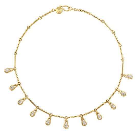 Diamond Drop Ethos Necklace - Main Img