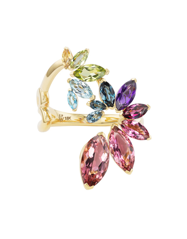 Multi Gemstone Arashi Ring