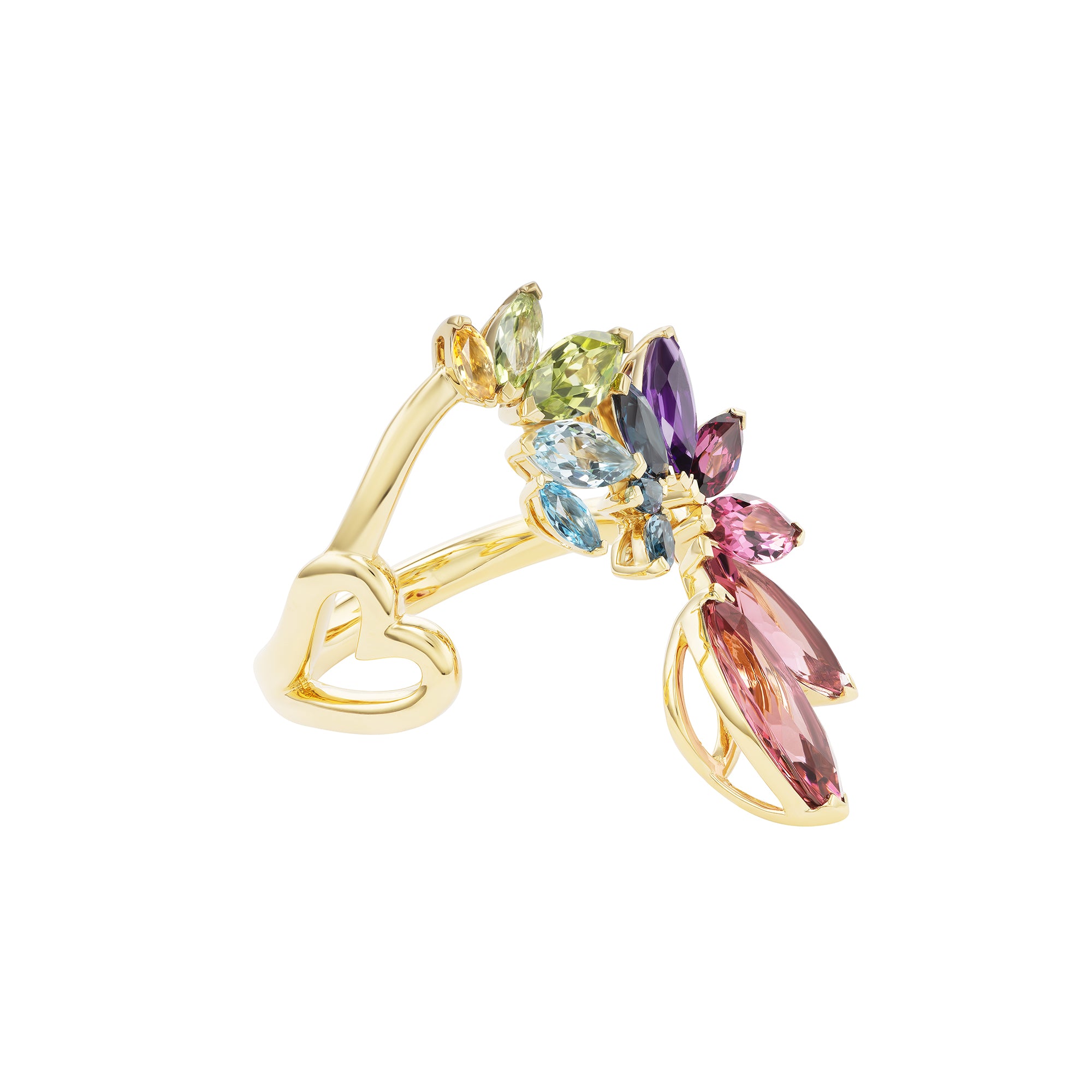 Multi Gemstone Arashi Ring