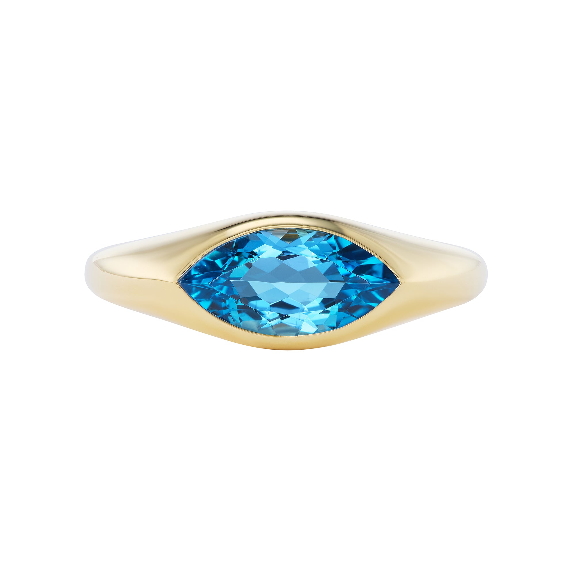 Topaz Marquis Ring