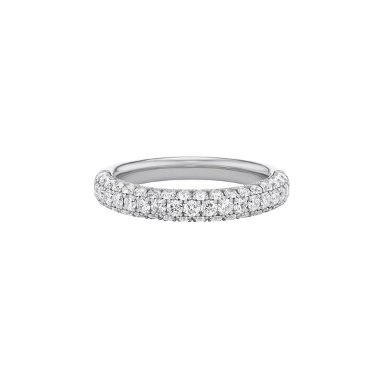 Diamond Stacking Ring (White Gold) - Main Img
