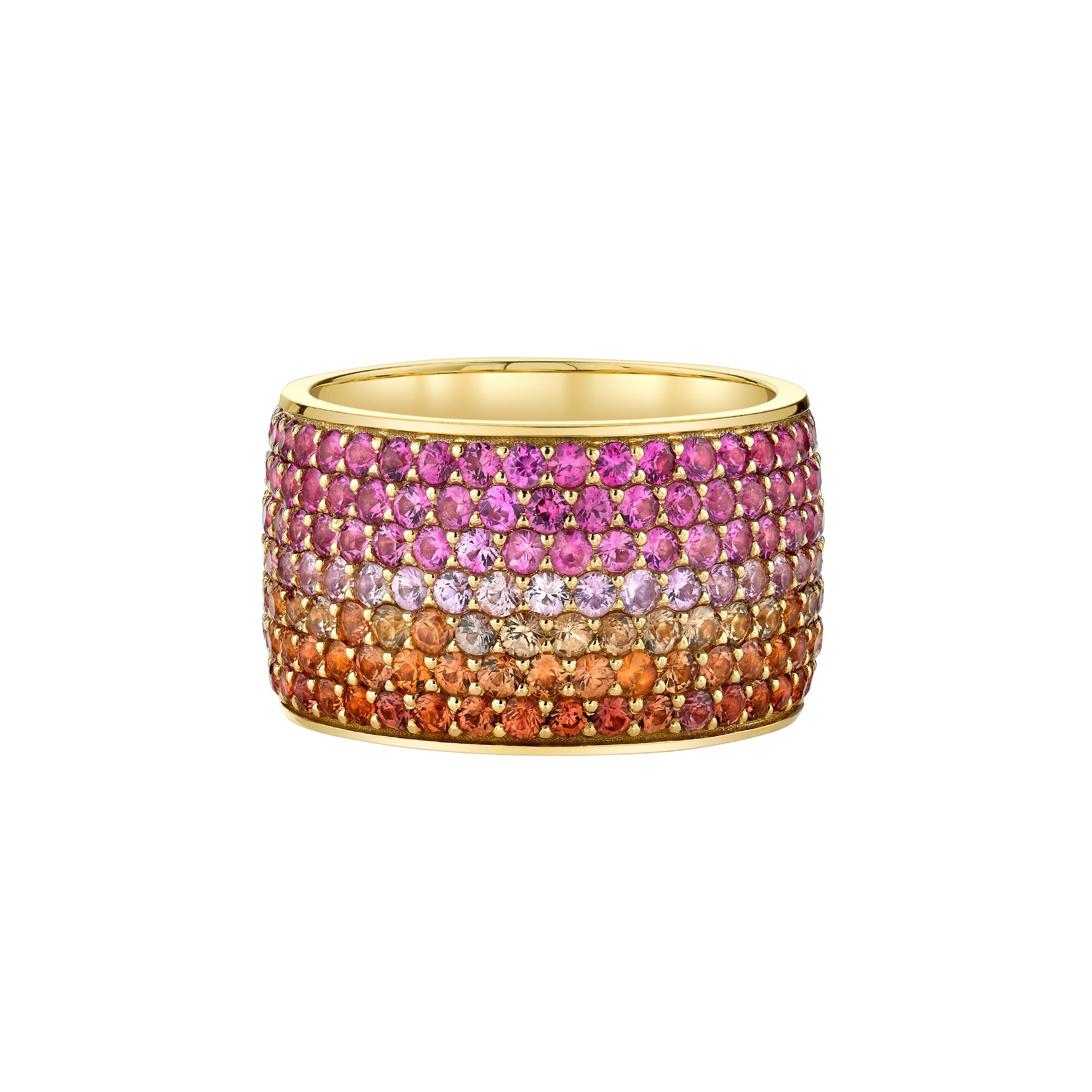 Sapphire Desert Ombre Ring