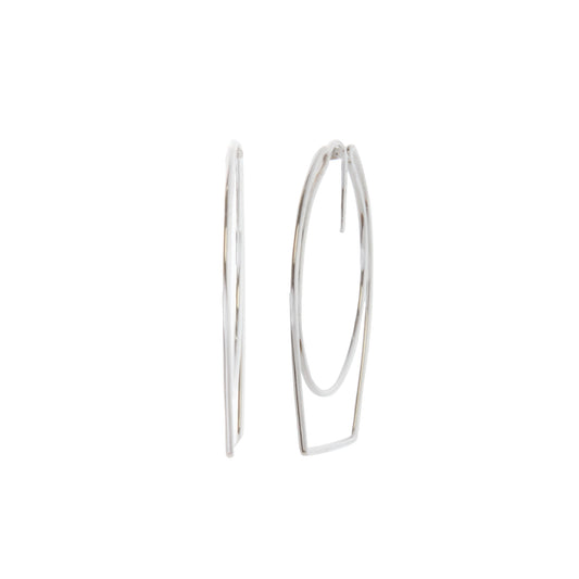 Dois Irmãos Contorno Medium Hoop - Main Img