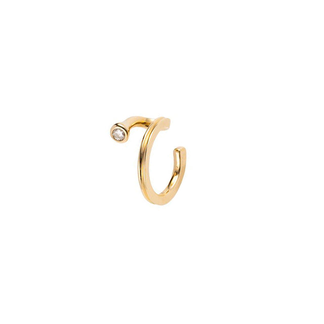 Hirotaka Drosera Ear Cuff - Earrings - Broken English Jewelry front angled view