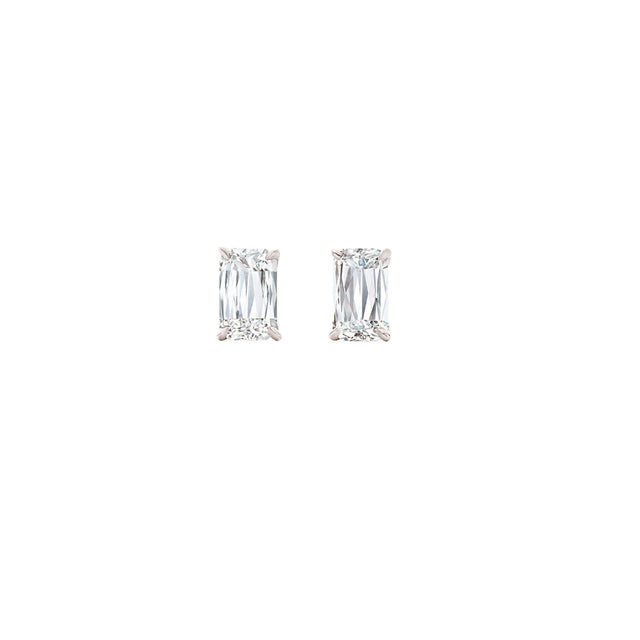 Ashoka Diamond Stud Earrings - Platinum