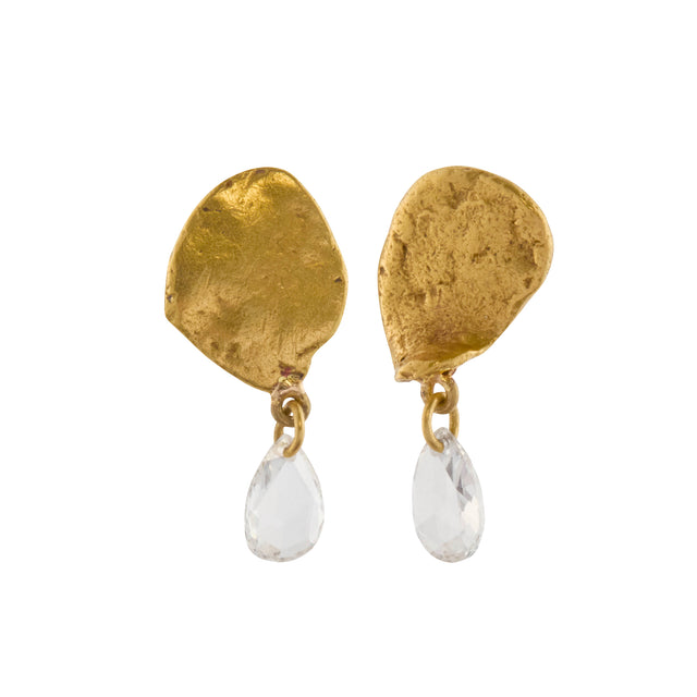 No. 8 Diamond 2 Drop Earrings