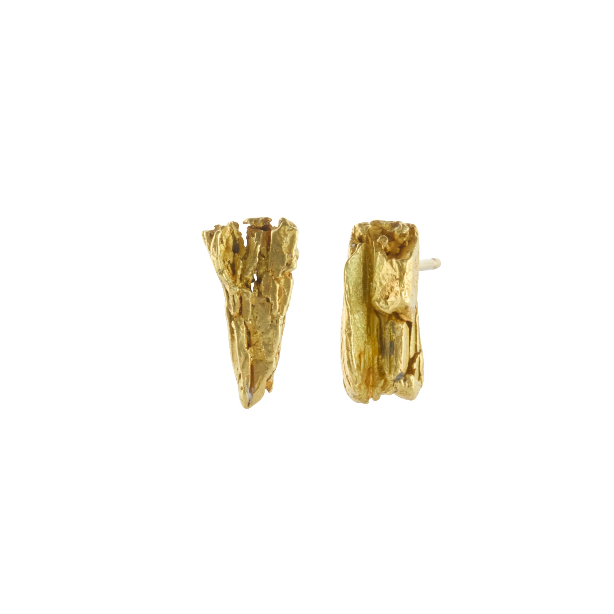Gold Nugget Studs