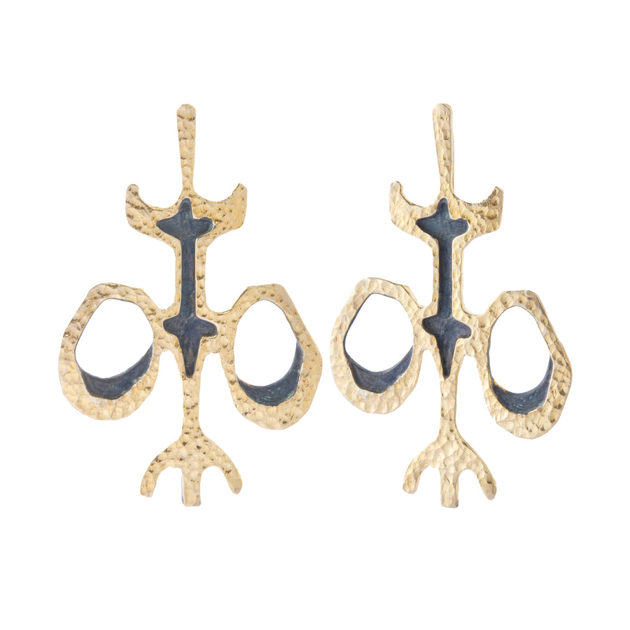 Wyoming Ojai Earrings - Black Jade