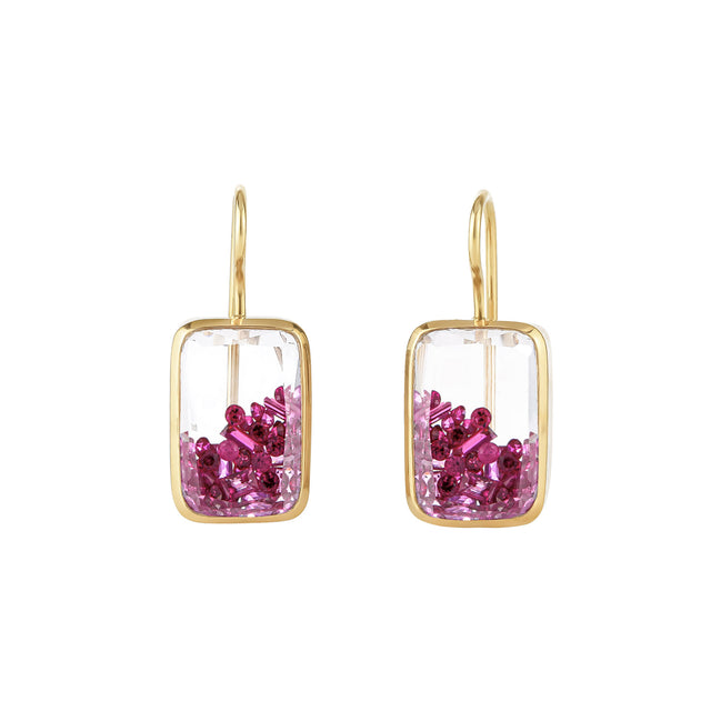 Moritz Glik Ten Fourteen Petite Earrings, front view