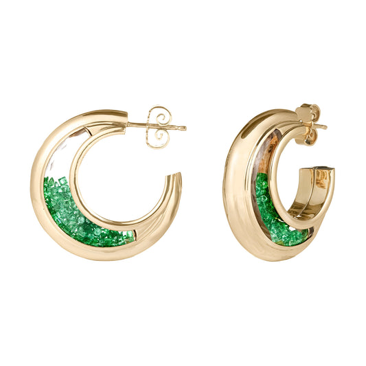 Artemis Emerald Earrings - Main Img