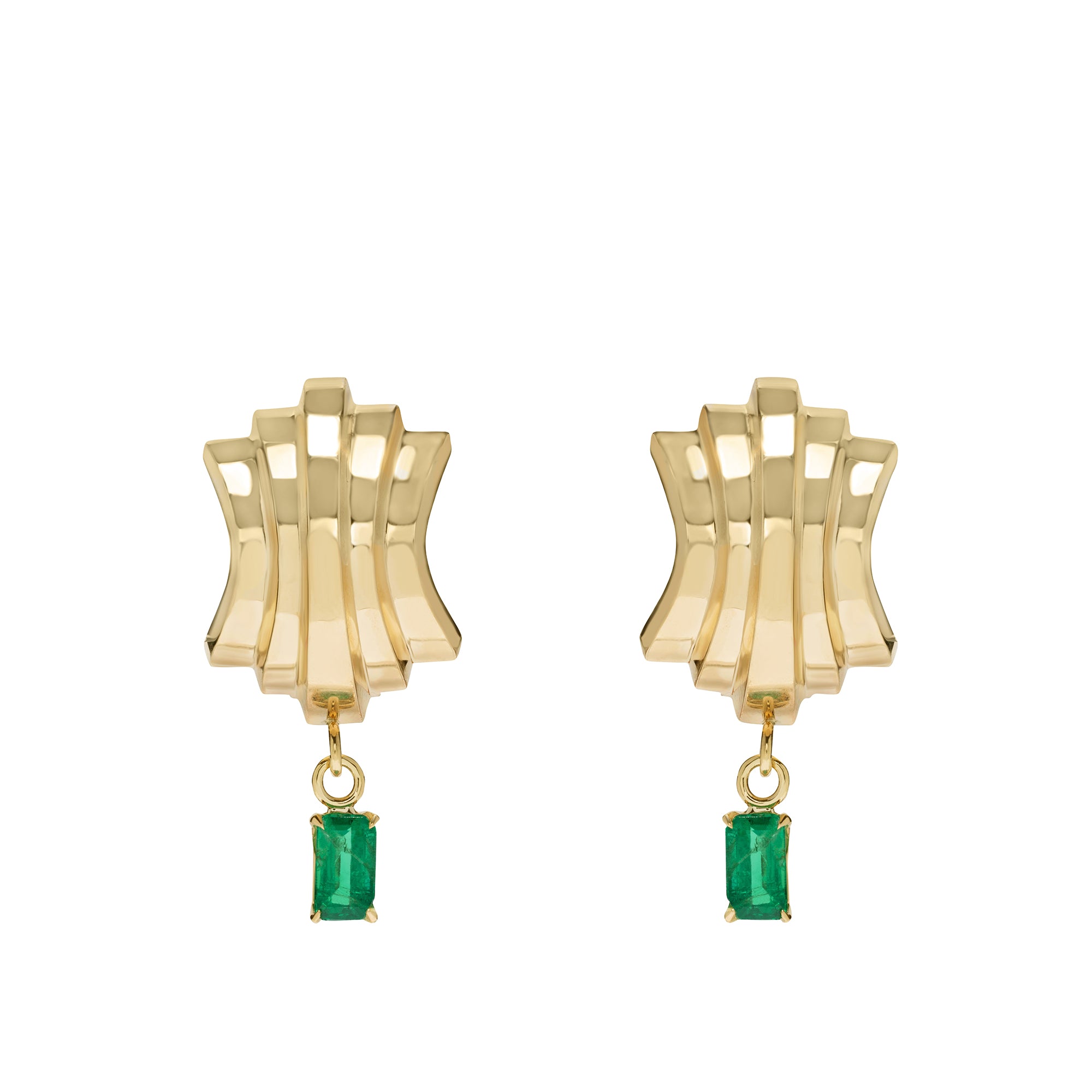 Fluid Staircase Drop Earrings