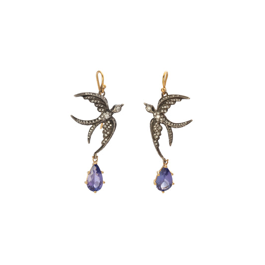 Swallow Drop Earrings - Main Img